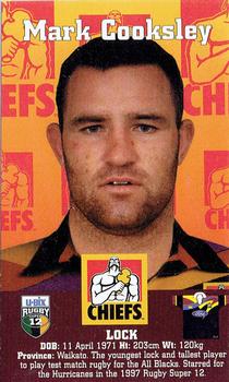 1998 Caltex Super 12 Stickers #NNO Mark Cooksley Front